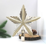 Верхушка на ёлку SHINE «Holiday» 20 см,light champagne