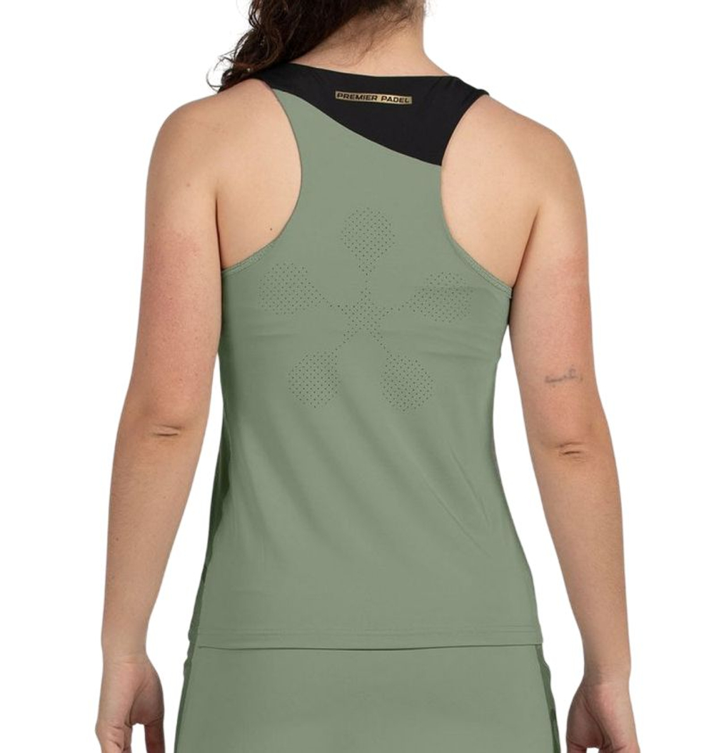 Женский топ теннисный Bullpadel Pirac - kaki