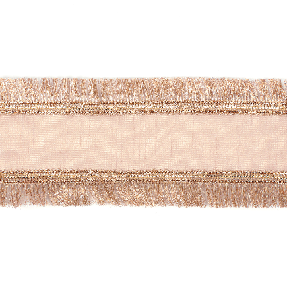 Лента FRINGED EDGES RIBBON CRM/GLD Лента Goodwill Кремовый / Золотой