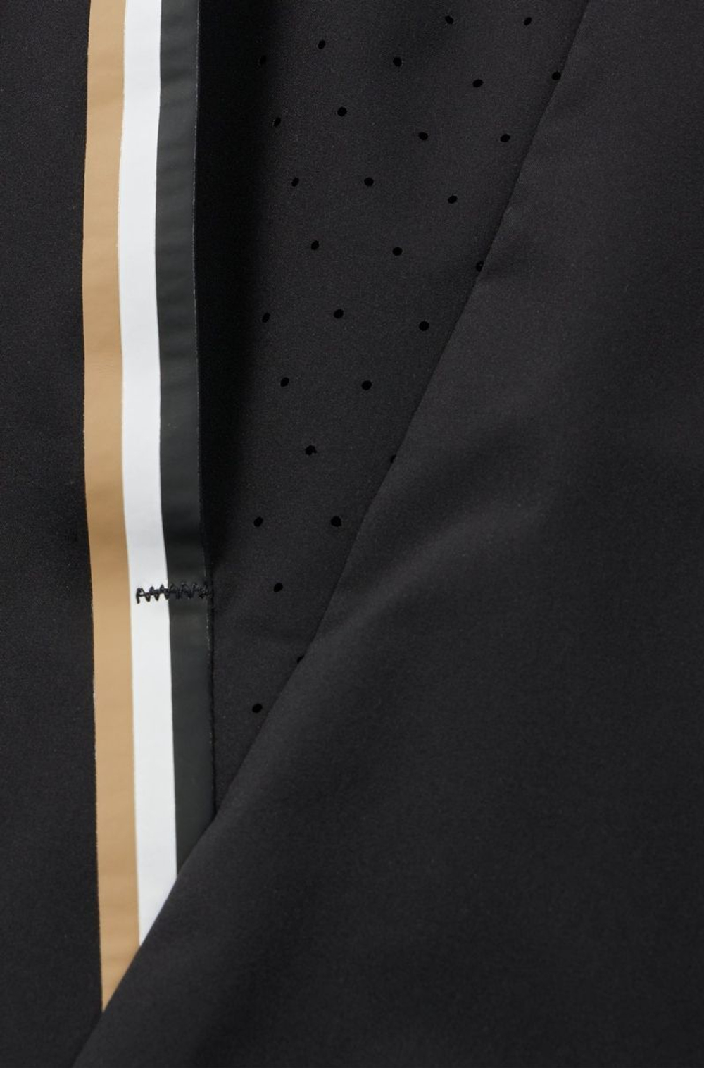 Мужские теннисные шорты BOSS x Matteo Berrettini Signature Stripes And Logo Shorts - black