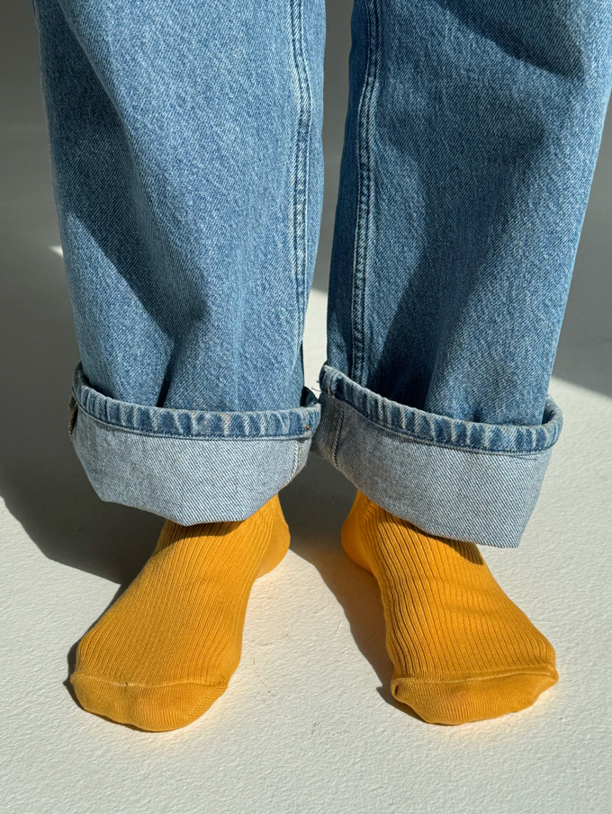 Носки MISLI:SOCKS горчичные