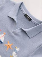 Поло для мальчика Next AL5-127, Серый