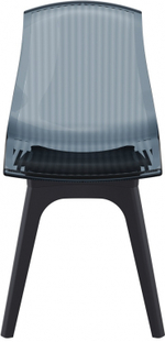 Стул прозрачный Siesta Contract Allegra-PP, черный