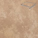 Stroeher - Keraplatte Roccia 835 sandos 340x294x12 артикул 9340 - Клинкерная ступень - флорентинер