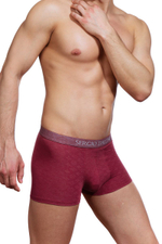 Классические боксеры из ажурного рибана (Размер: M) (Цвет: темно-синий)