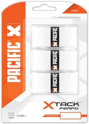 Намотки теннисные Pacific X Tack Perfo white 3P