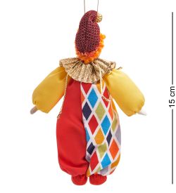 РусКукла RK-806/2 Кукла подвесная «Рыжий клоун»