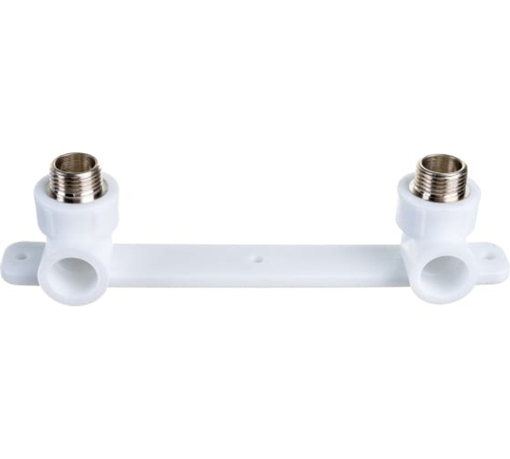 Водорозетки монтажная планка полипропилен 20 х 1/2" НР VALFEX PP-R под смеситель с креплением