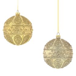 GAEM Украшение новогоднее Шар "Царская держава", D 10 см, L10 W10 H10 см, 2 в.
