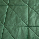 Велюровое покрывало в клетку с наволочками OVL049