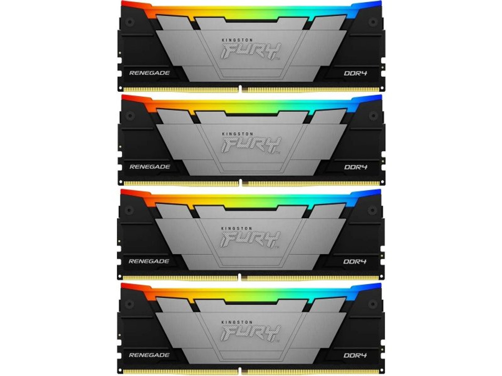 Оперативная память Kingston Fury Renegade KF436C16RB12AK4/64, DDR4 4х 64ГБ 3600, DIMM, RTL