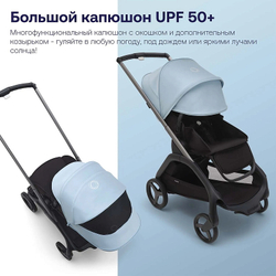 Прогулочная коляска Bugaboo Dragonfly complete Graphite/Midnight Black-Skyline Blue