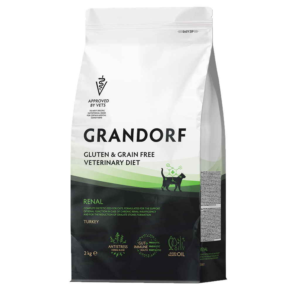 GRANDORF VETDIET Renal Turkey - ВЕТДИЕТА для кошек с почечной недостаточностью.