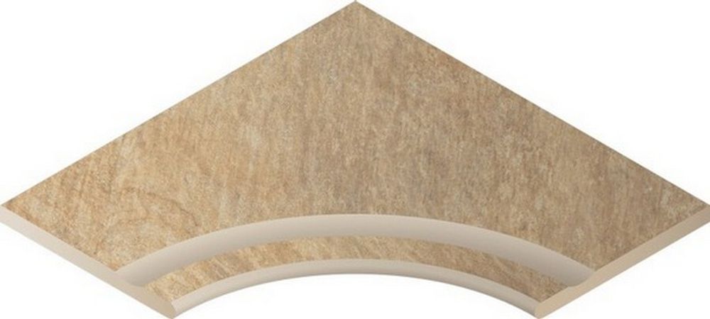 Ступень District Sand Bordo 60x60 Nat Svasato Ang.Round 30
