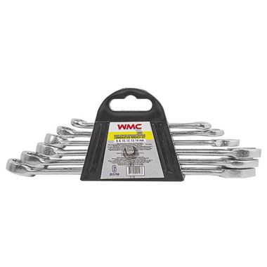 Набор ключей комбинированных 6пр. (6, 8, 10, 12, 13, 14мм).в пластиковом держателе WMC TOOLS WMC-5068
