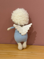 Ангел вязаный, Голубой