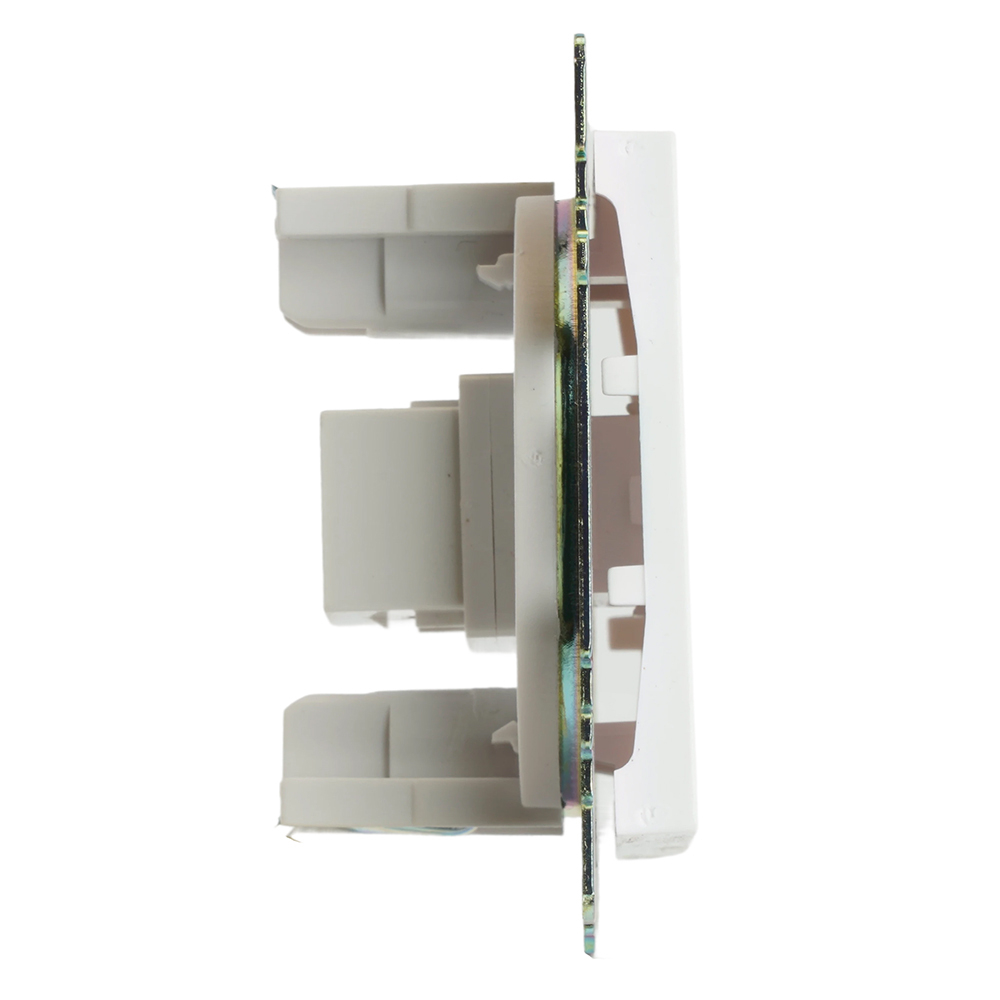 Розетка HDMI 2.1, Type A (механизм), STEKKER GLS00-7118-01, серия Катрин, белый 50058