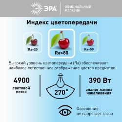 Лампа светодиодная ЭРА RED LINE LED POWER T100-50W-6500-E27/E40 R E27/E40 R 50 Вт колокол холодный белый свет