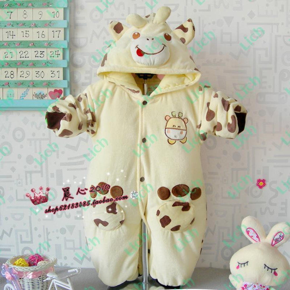 Комбинезон "Коровка" с капюшоном