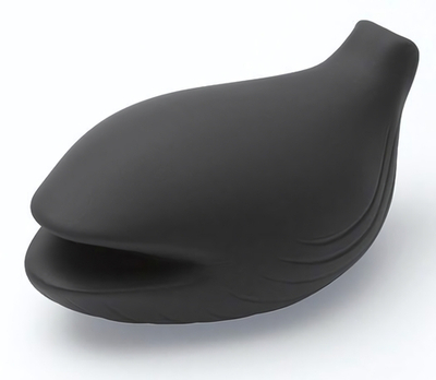 Вибромассажер в виде китенка IROHA YORU (Цвет: черный)