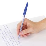 Ручки шариковые STAFF "C-51", НАБОР 6 шт., АССОРТИ, узел 1 мм, линия письма 0,5 мм, 142817