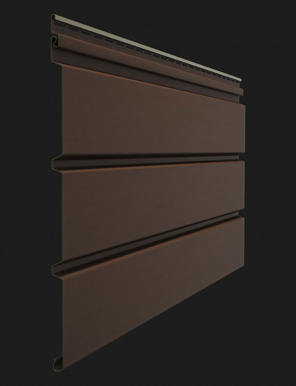 Döcke PREMIUM Софит сплошной (Каштан)