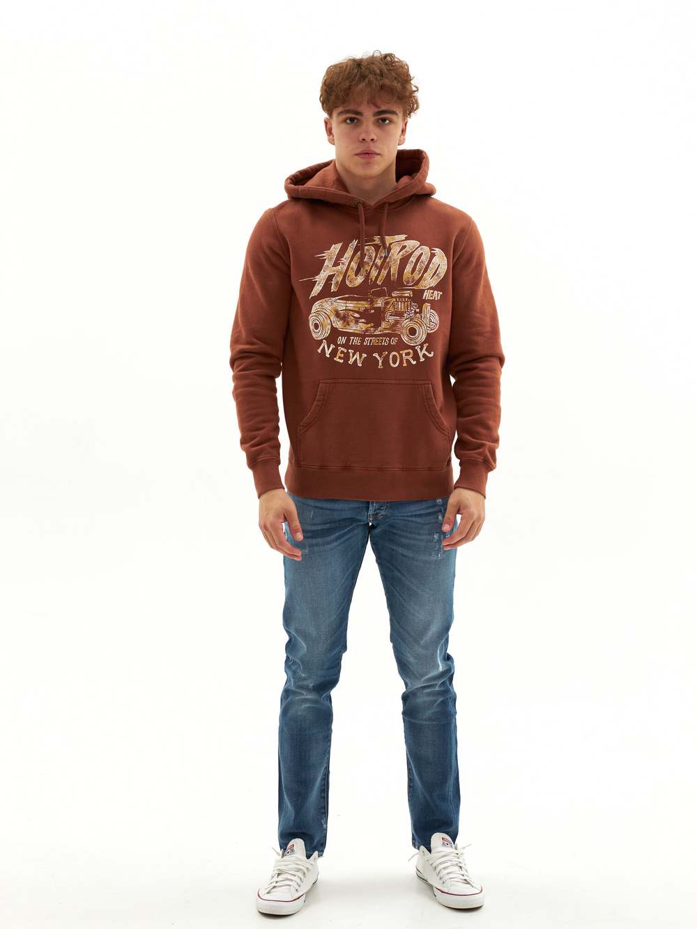 Худи Bowery NYC "Hotrod" Rusty