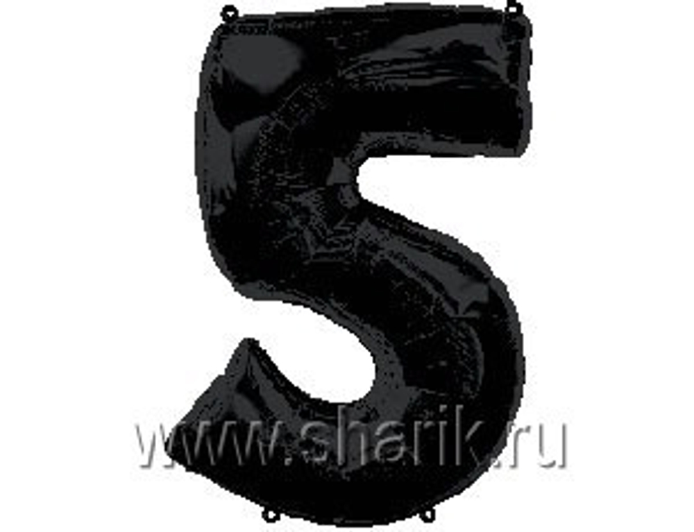 А ЦИФРА 5 Черный