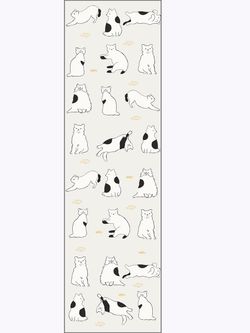 Постельное белье Сказка "Котики на сером" 1,5-сп Наволочка 50х70 см 1 шт Простынь на резинке 90х200 см Пододеяльник 145х215 см, перкаль