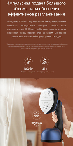 Отпариватель ручной вертикальный Deerma DEM-HS300