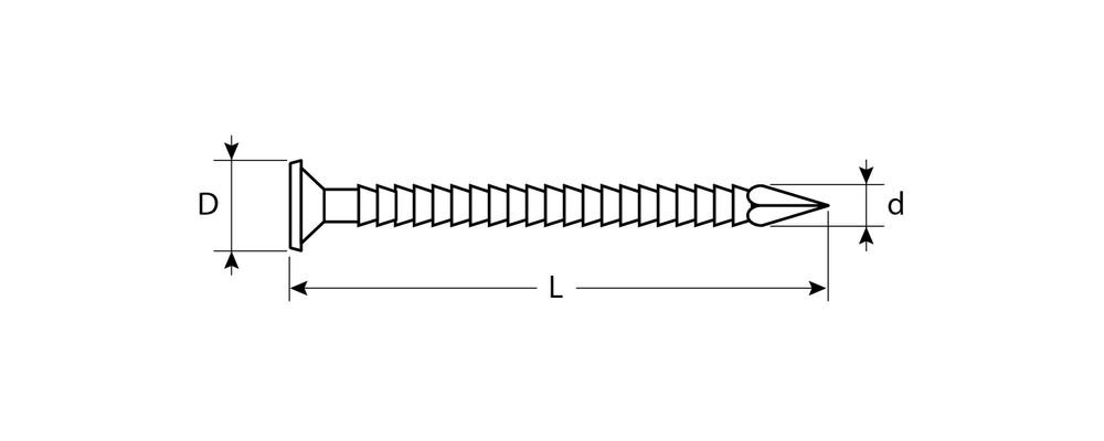 Гвозди ершеные с конической головкой, оцинкованные, 50 х 4.0 мм, 5 кг, ЗУБР