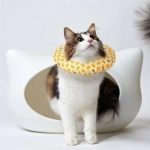 Воротник ветеринарный на кулиске «ЛЮБИМЫЙ БРО», уточки, р S, окружность шеи 13-22см (лейбл)