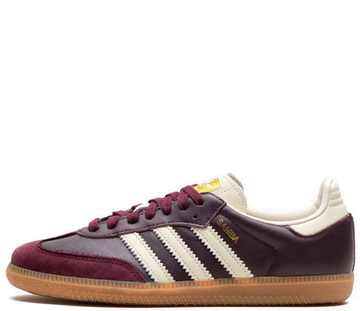 Кроссовки Adidas Samba OG WMNS «Maroon Gold Metallic»