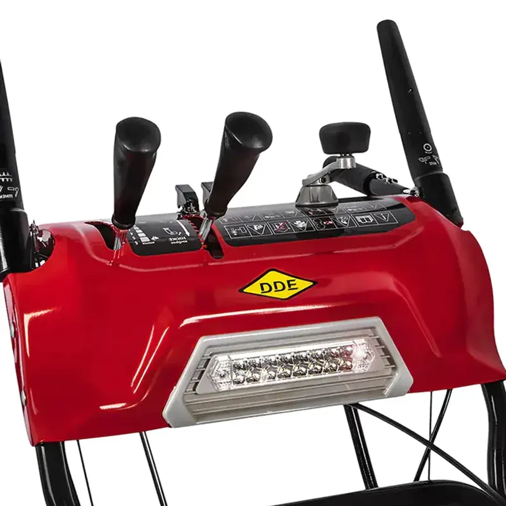 DDE ST1176LE бензиновый снегоуборщик 11 л.с. ковш 76 см, выброс 15 м, 6 вперед/2 назад 911-949