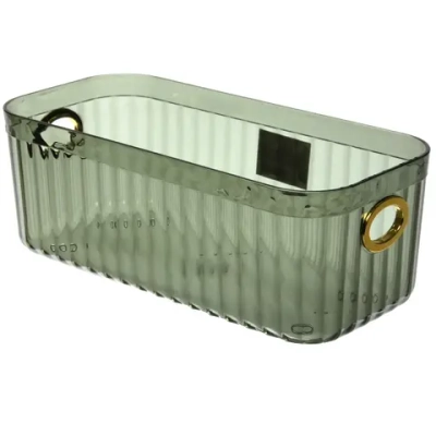 Контейнер для хранения «ЛАМИНГТОН», цвет бирюзово-зелёный, 26*12*9,8см