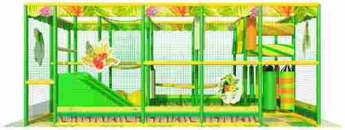 Детский уличный игровой лабиринт с крышей «Тропикана» 6,15×2,46×3,1 м