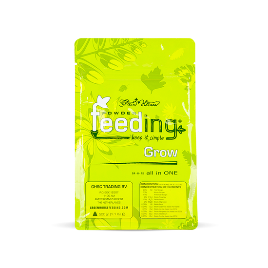 Удобрение минеральное для стадии вегетации Green House Powder Feeding Grow 0,5 кг