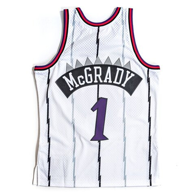 Баскетбольная джерси Mitchell & Ness NBA Swingman Jerseys Toronto Raptors - Tracy McGrady #1