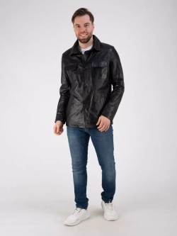 Куртка весна кожаная натуральная