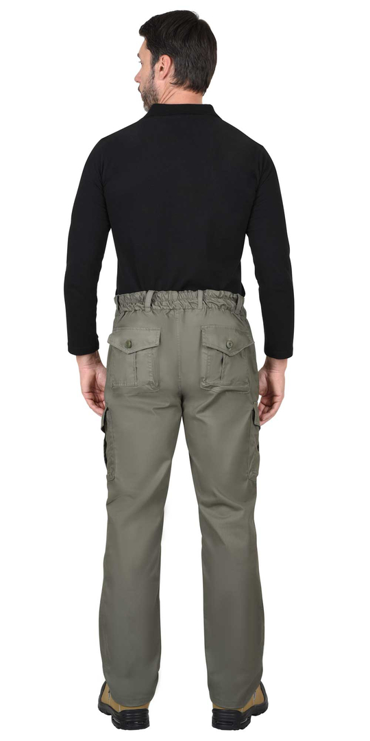 Брюки СИРИУС-ТАКТИК олива тк. механический стрейч с ВО