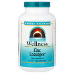 Source Naturals, Wellness Zinc Lozenges™, со вкусом персика и малины, 120 пастилок