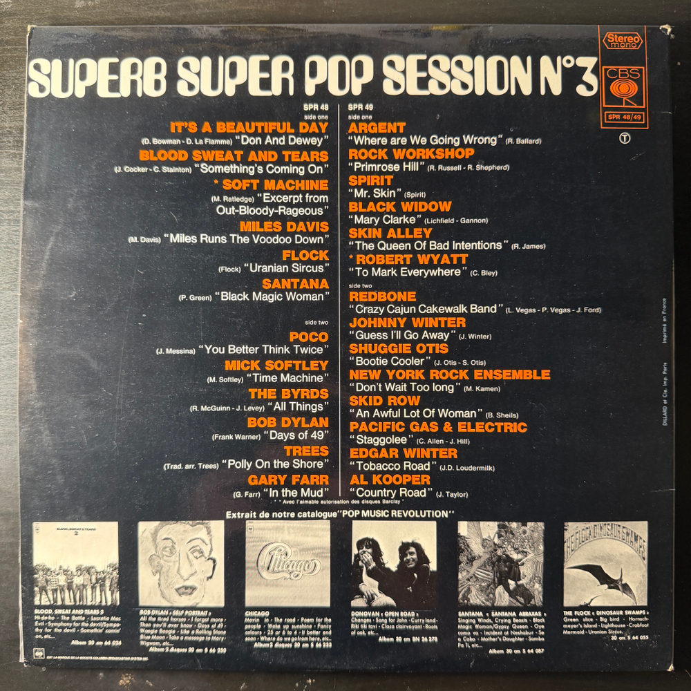 Сборник Superb Super Pop Session N°3 2LP (Франция 1970г.) Т