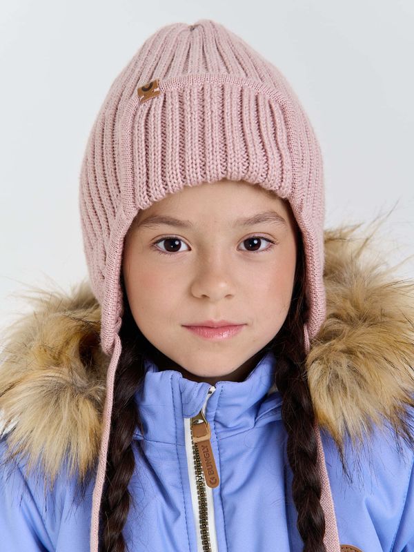 Шапка ушанка зимняя из смесовой шерсти 