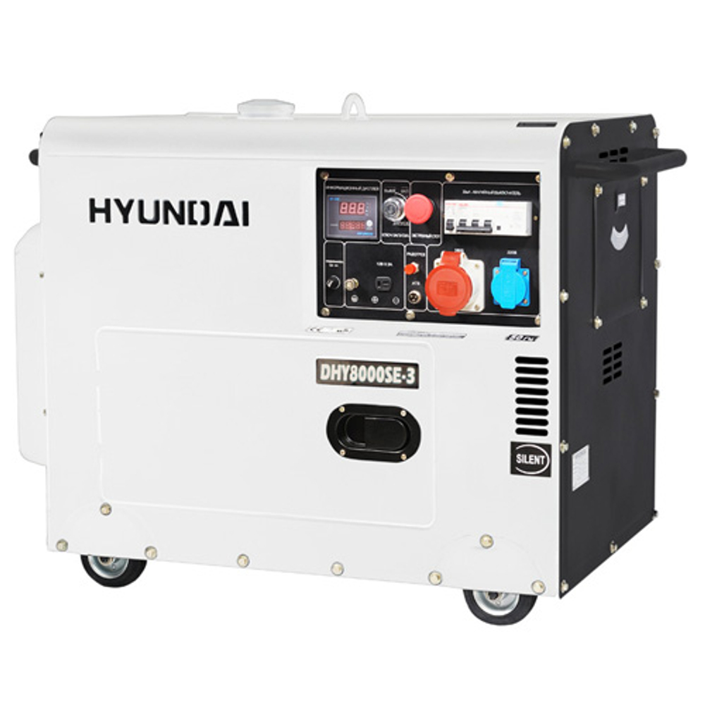Генератор дизельный Hyundai DHY 8000SE-3