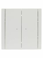 FORTE&PIANO Выключатель 2-клавишный проходной с индикацией 10А FP208 белый IEK