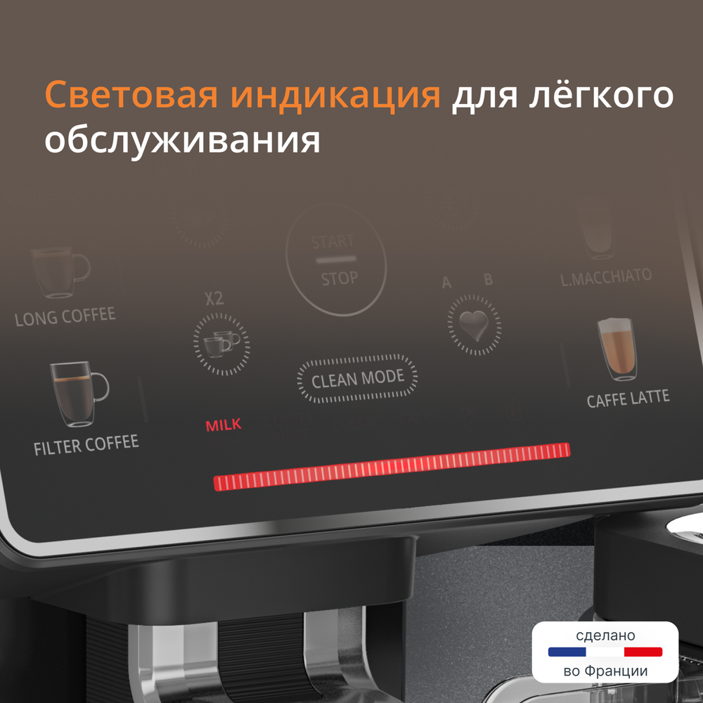 Автоматическая кофемашина KRUPS Sensation Milk M90 EA912B10