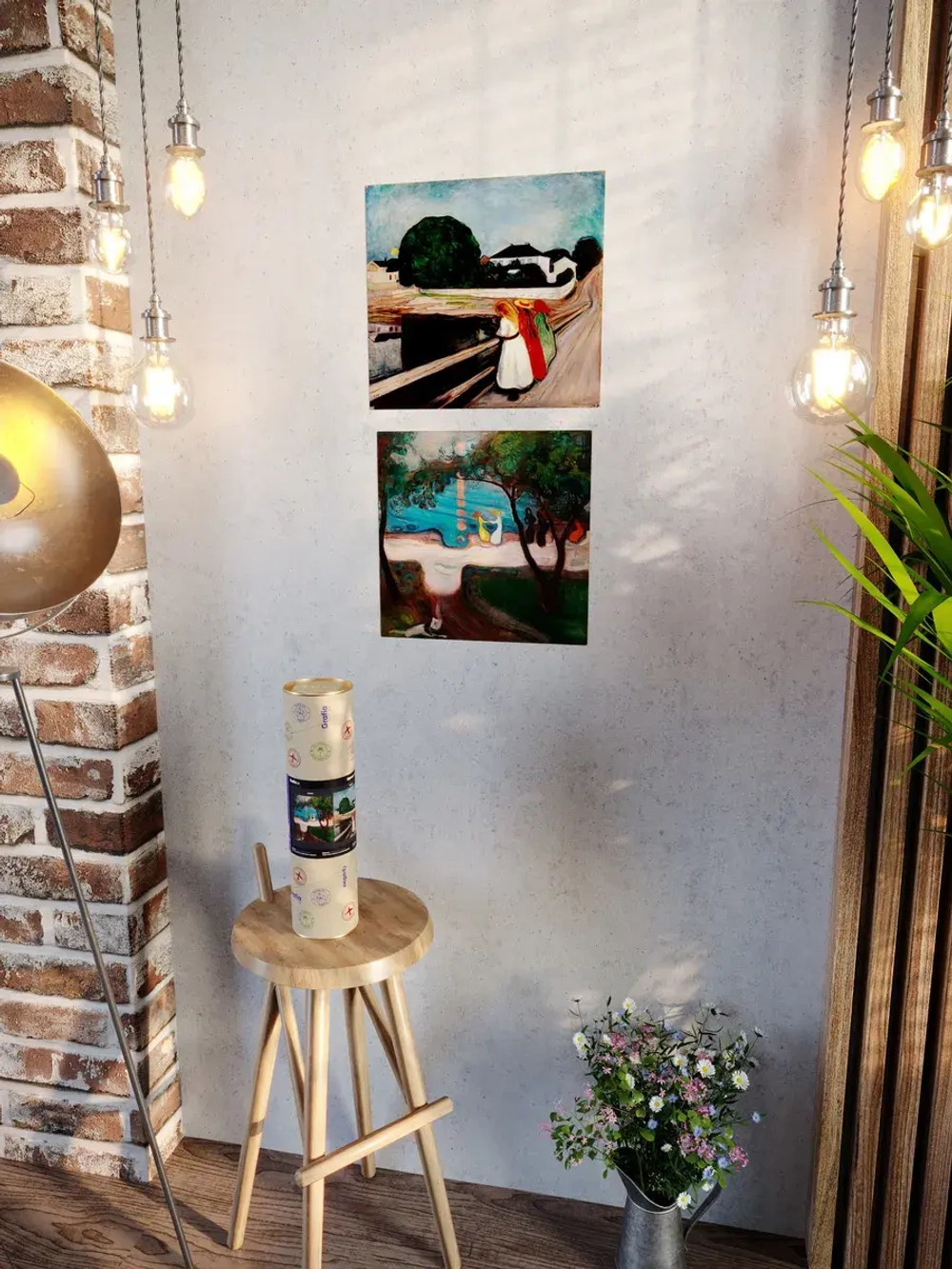 Картины-наклейки на стену для декора интерьерные №127