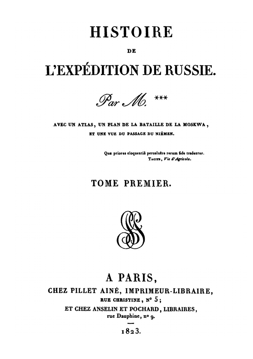 Histoire De L'expédition de Russie. Volume 1 | Georges Chambray