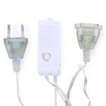 Гирлянда для дома Занавес "Звезды" 3м 160ламп LED, 8 реж, Теплый белый