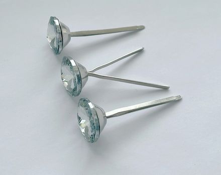 Стразы 22 мм на двойной ножке